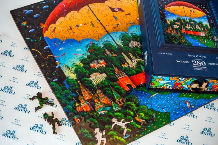 Деревянные пазлы DAVICI «День и ночь» — картинка 5