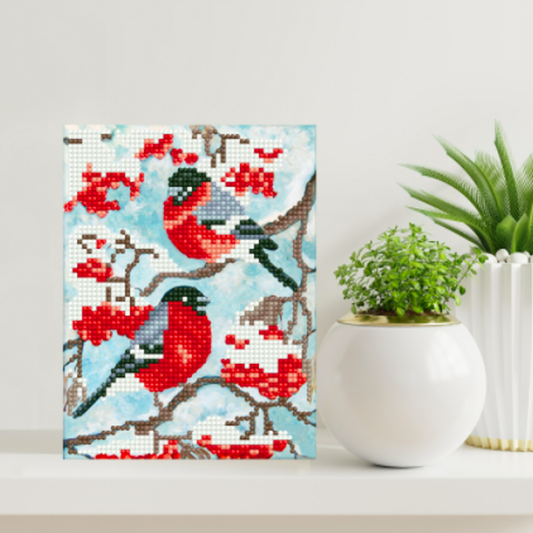 Алмазная вышивка «Вестники зимы» — картинка 5