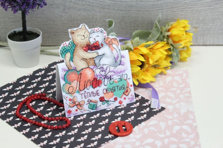 Набор для вышивания «Открытка. Валентинка» — картинка 2