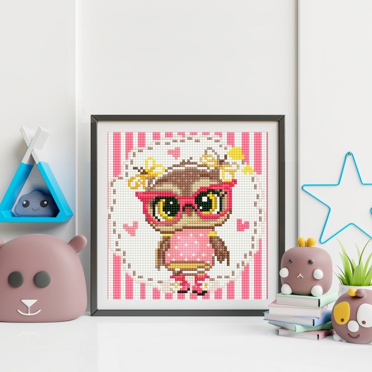 Алмазная вышивка «Умная совушка» — картинка 5