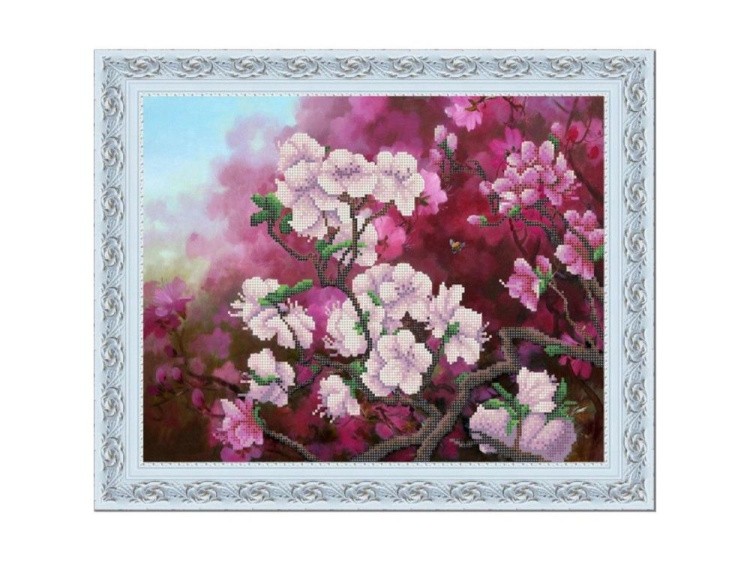 Рисунок на ткани «Весенний цвет»