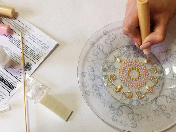 Набор для точечной росписи «Золотой изумруд» — картинка 4