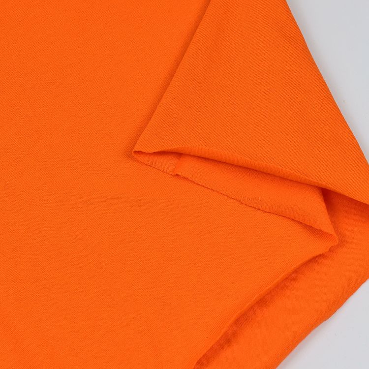 Ткань трикотаж Кулирка хлопок, 6 м, ширина 100+100 см, 145 г/м2, цвет: оранжевый, TBY — картинка 4