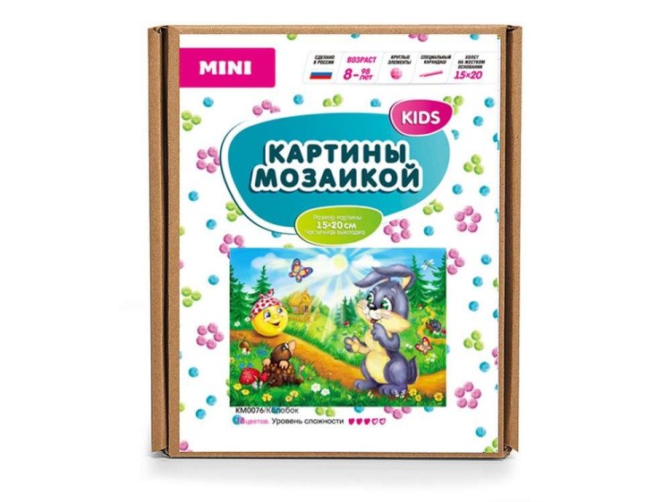 Алмазная вышивка-открытка «Колобок» — картинка 5