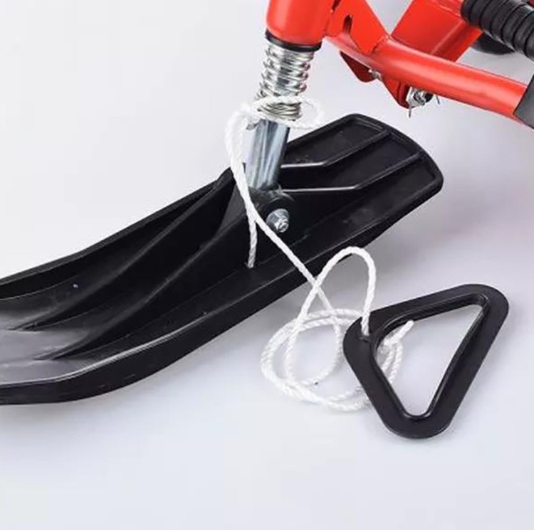 Снегокат детский 507 TWINS BABY Wheel со спинкой для двоих — картинка 8