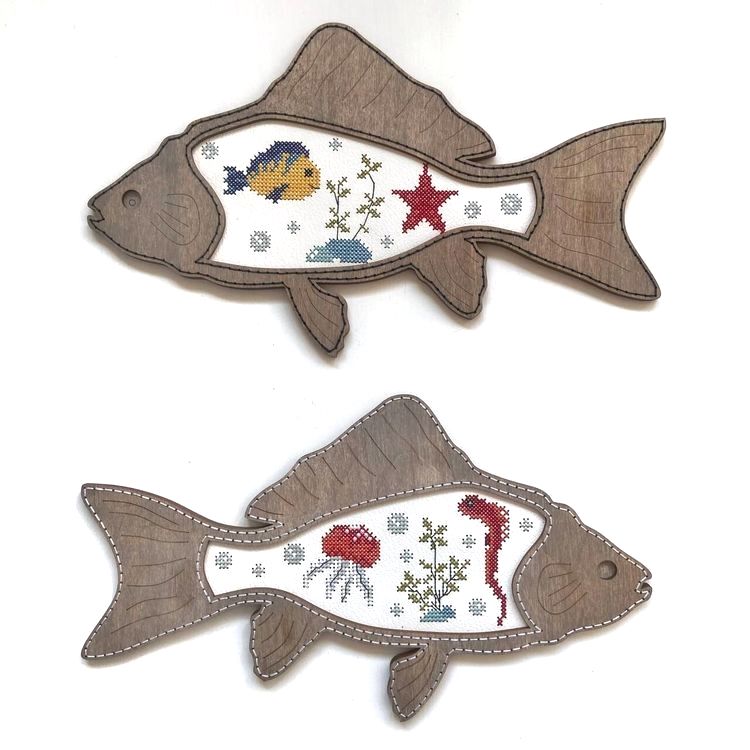 Комплект для вышивания «Подводный мир. Рыба левая» — картинка 3