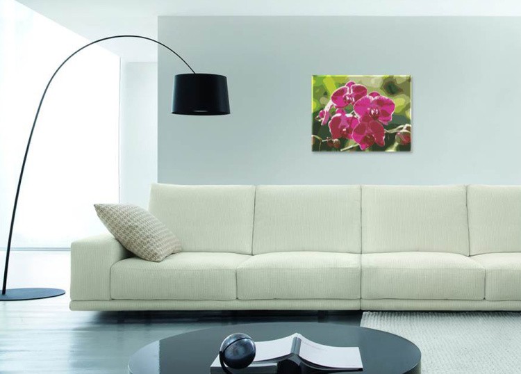 Алмазная вышивка «Ветка орхидеи» — картинка 3