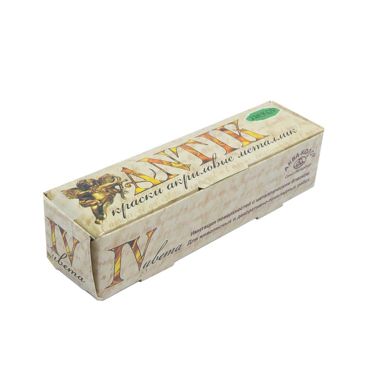 Набор акриловой краски Аква-колор «Декор» Антик 4 цвета, 60 мл — картинка 2