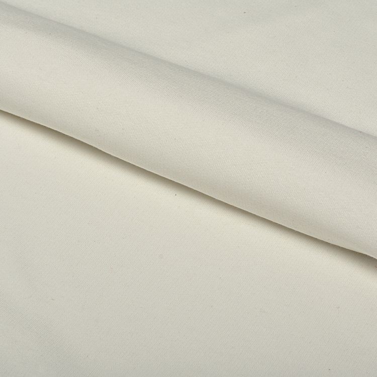 Ткань трикотаж Футер 2х нитка, опененд, 10 м x 200 см, 190 г/м², цвет: белый, TBY — картинка 4