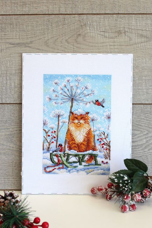 Набор для вышивания «Снежная шапка» — картинка 2