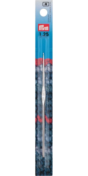Крючок для вязания IMRA, сталь, 1,25 мм, 12,5 см, PRYM — картинка 3