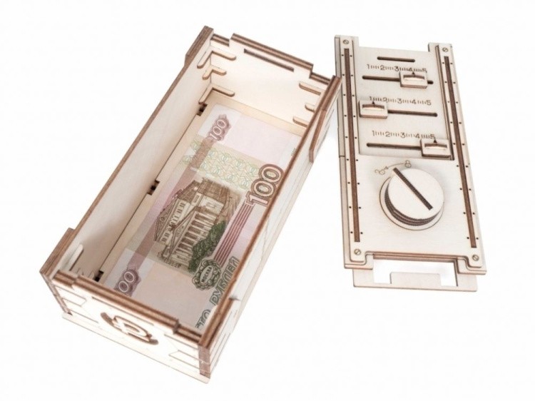 Конструктор из дерева «Копилка-сейф», Lemmo — картинка 2