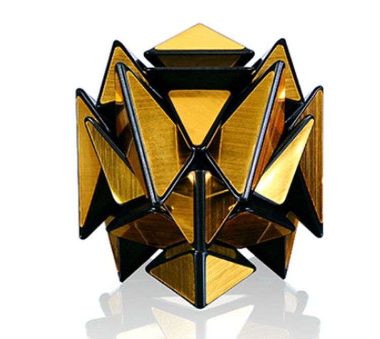Зеркальный Кубик Трансформер (золотой) — картинка 3