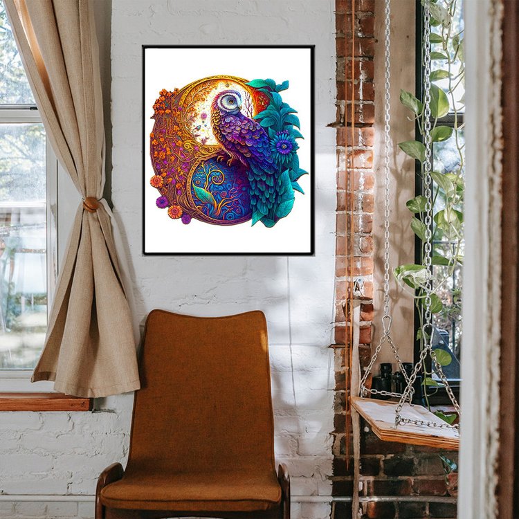 Деревянные пазлы «Сказочная Сова M», Woodbests — картинка 6