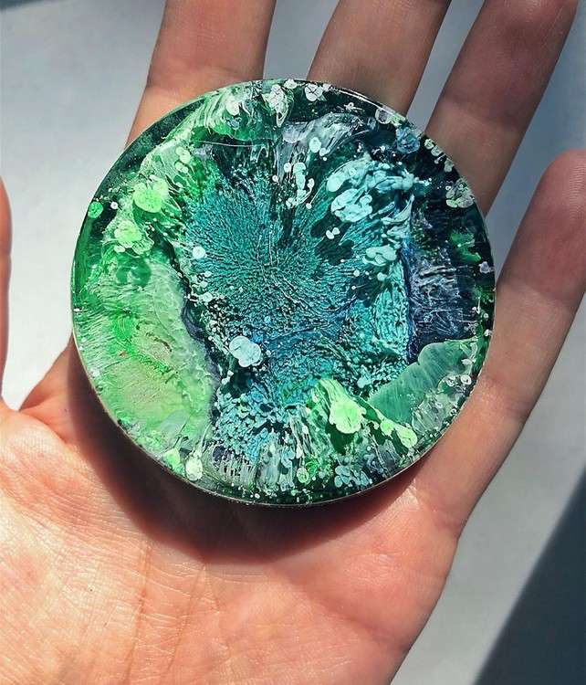 Краска для Петри Лесная зелень 5 мл, Kamenskaya Ink — картинка 3