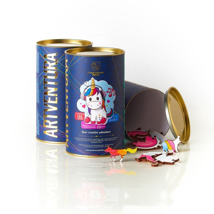 Деревянные пазлы Артвентура «Музыкальный единорожка» — картинка 3