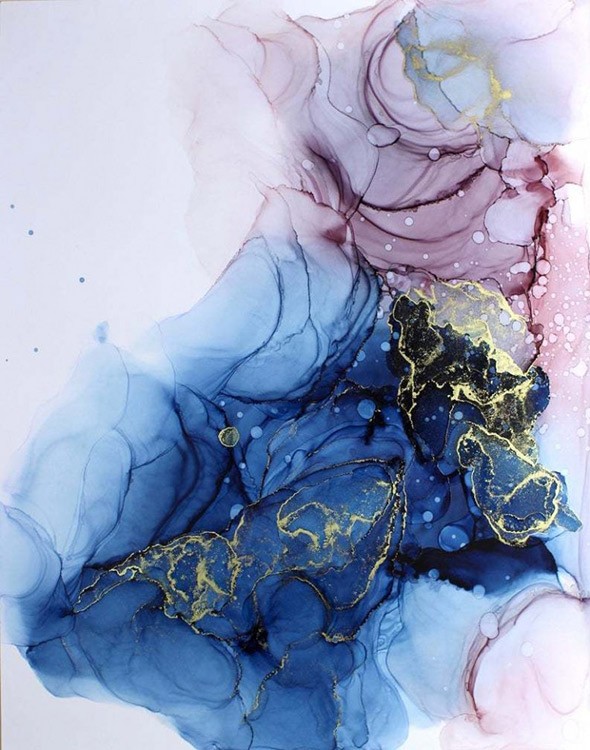 Набор для рисования алкогольными чернилами, 3 планшета, Art Blong — картинка 16