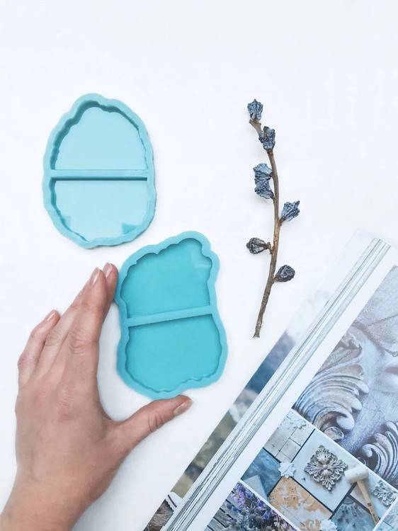 Силиконовая форма для мебельных ручек парная, модель №33 — картинка 2