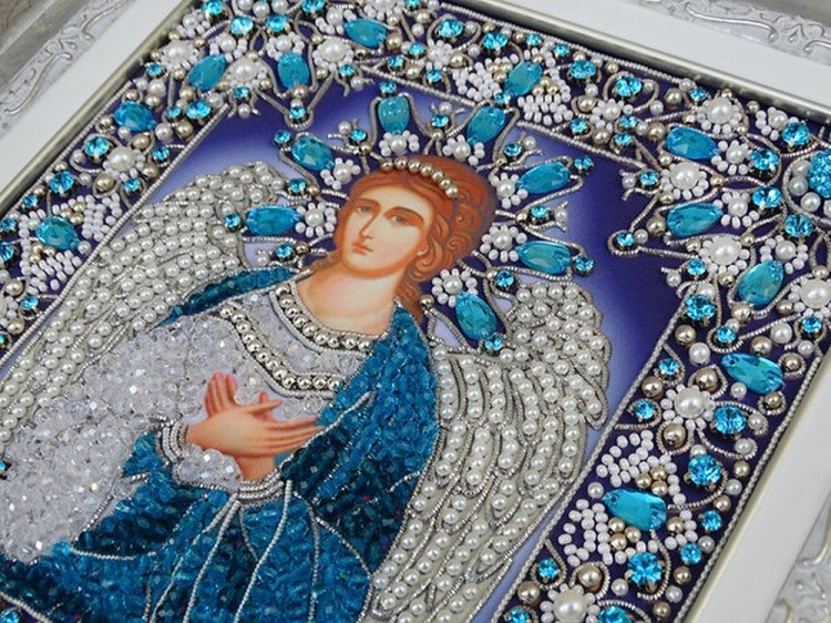 Набор вышивки хрустальными камнями «Ангел Хранитель» — картинка 10