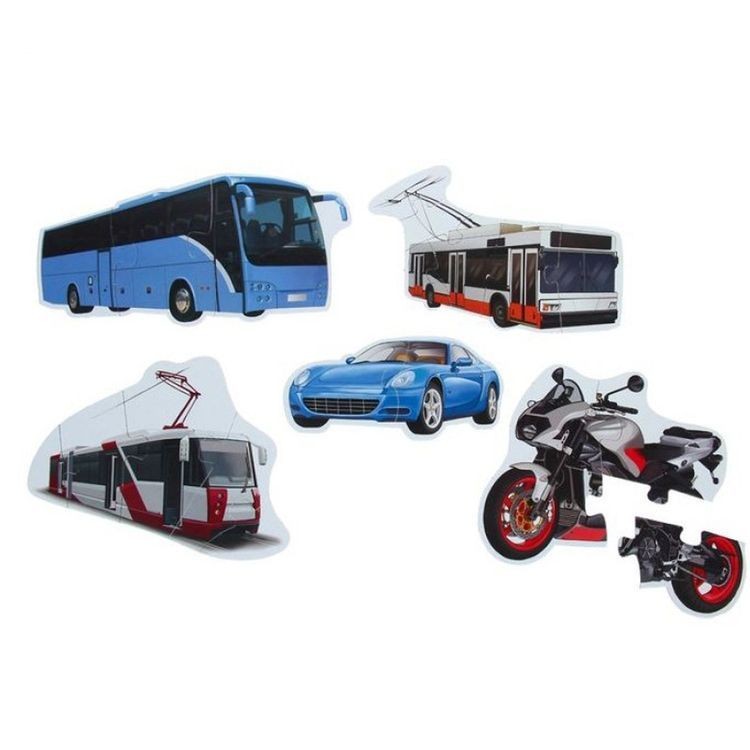 Макси Пазлы «Городской транспорт» — картинка 2