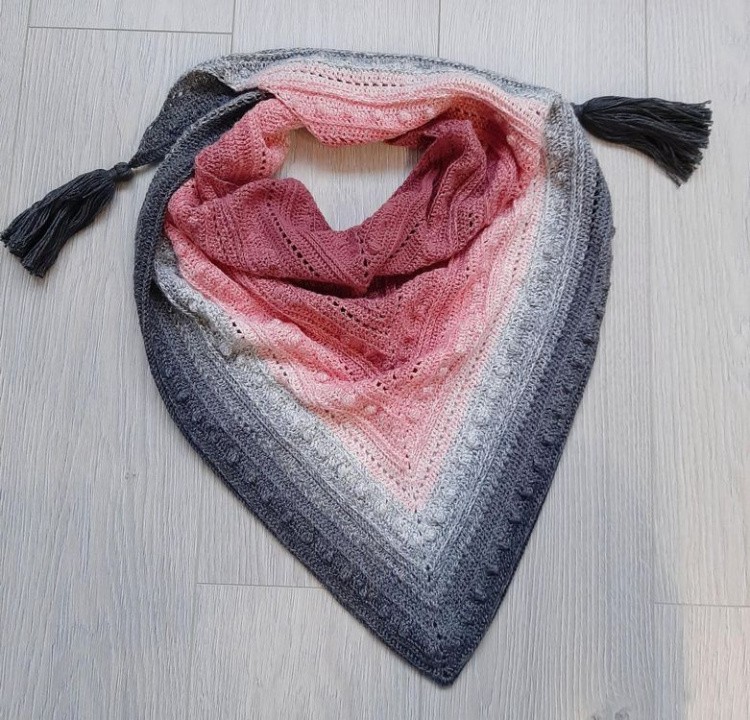 Пряжа YarnArt Flowers (251), мультиколор, 5 шт. по 250 г — картинка 5