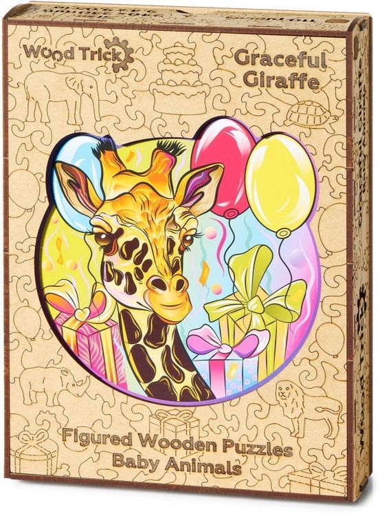 Деревянный пазл Wood Trick «Грациозный Жираф» — картинка 5