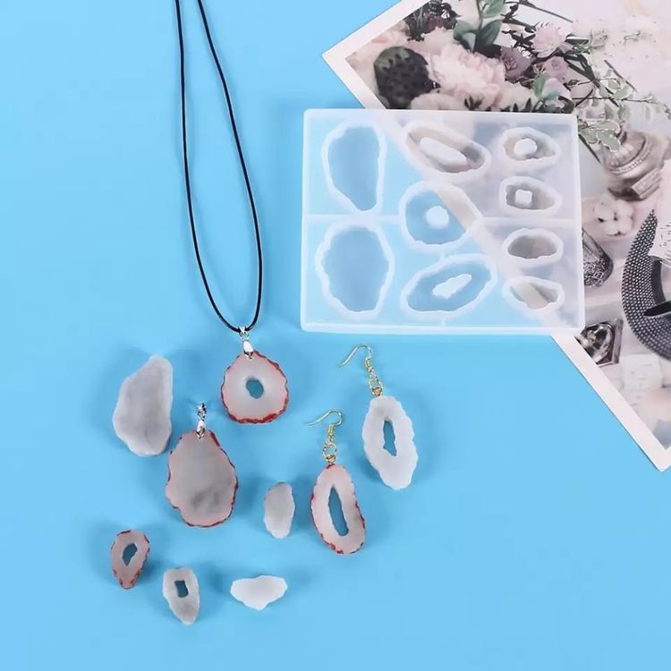 Силиконовый молд «Набор жеод», 14х12 см — картинка 4