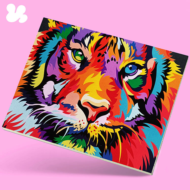 Картина по номерам «Глазами тигра» — картинка 4
