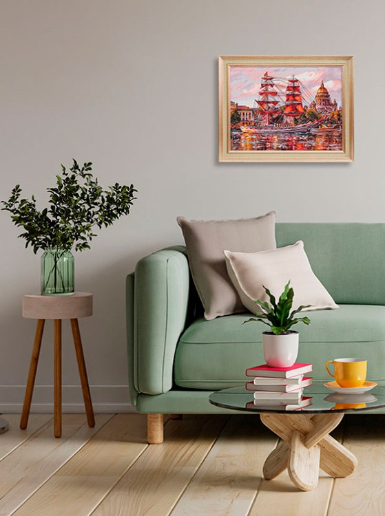 Набор для вышивания «Санкт-Петербург. Нева. Алые паруса» — картинка 5