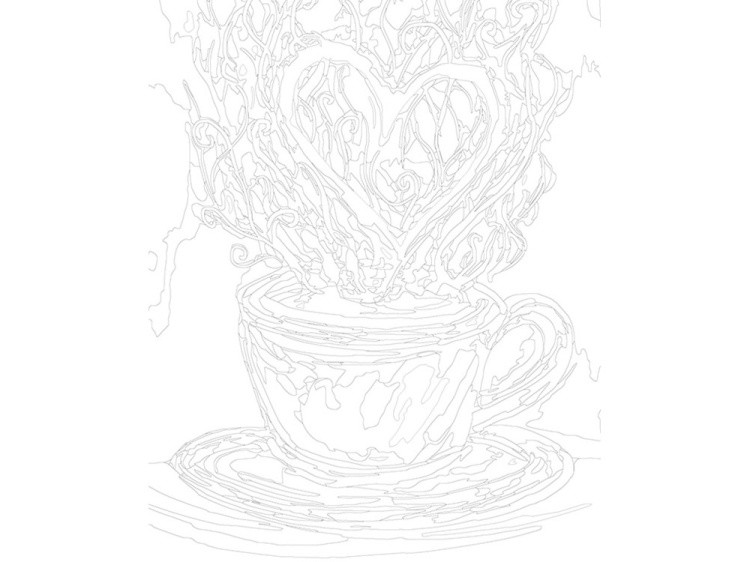 Картина по номерам «С любовью...» — картинка 3