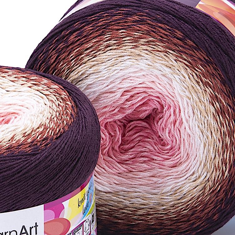Пряжа YarnArt Flowers (319), мультиколор, 5 шт. по 200 г — картинка 2