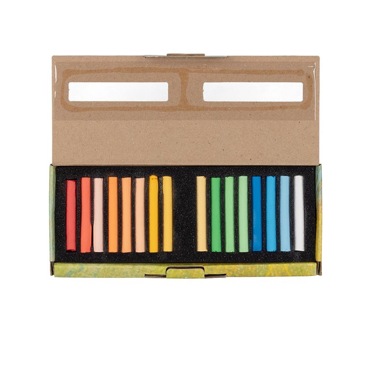 Пастель, набор 16 цв., Аква-колор — картинка 2