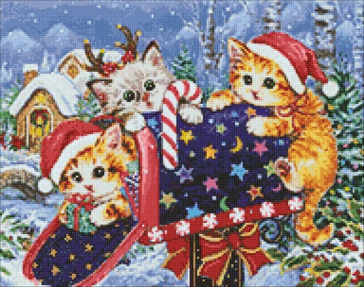 Алмазная вышивка «Рождественская почта» — картинка 2