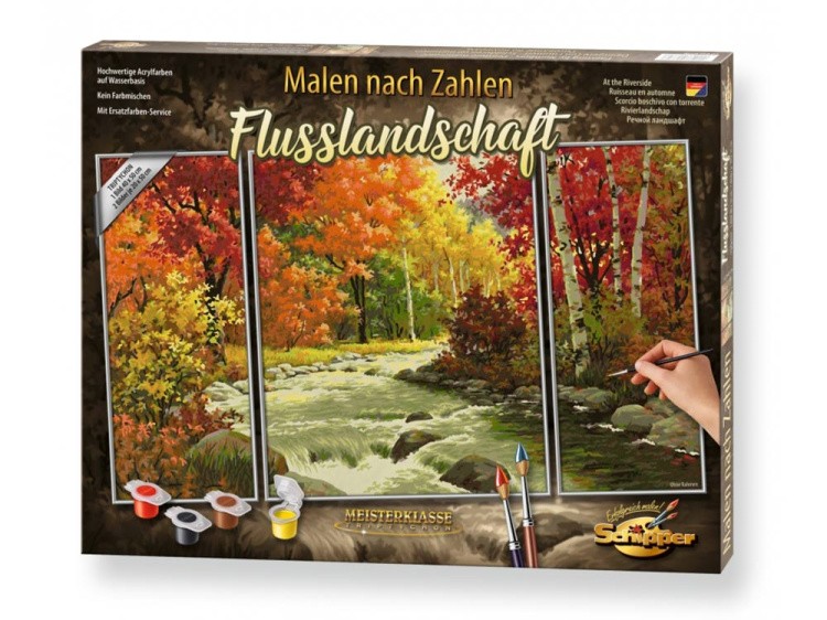 Картина по номерам «Речной пейзаж» — картинка 2