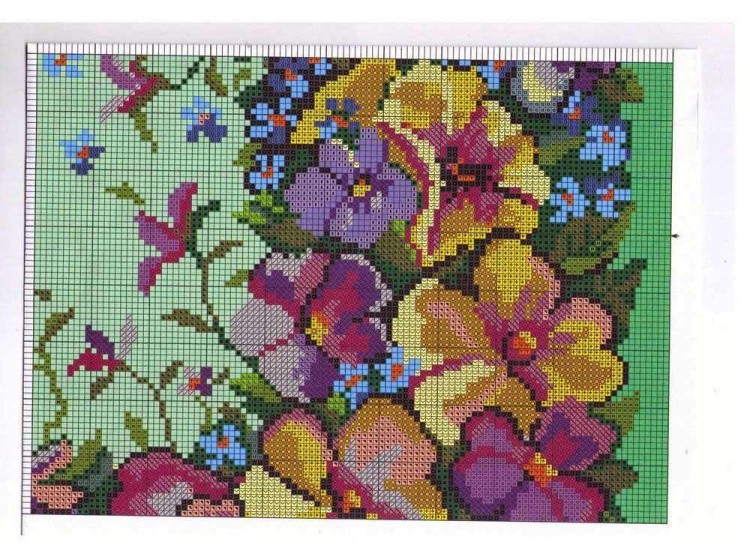 Набор для вышивания «Подушка. Анютки» — картинка 5