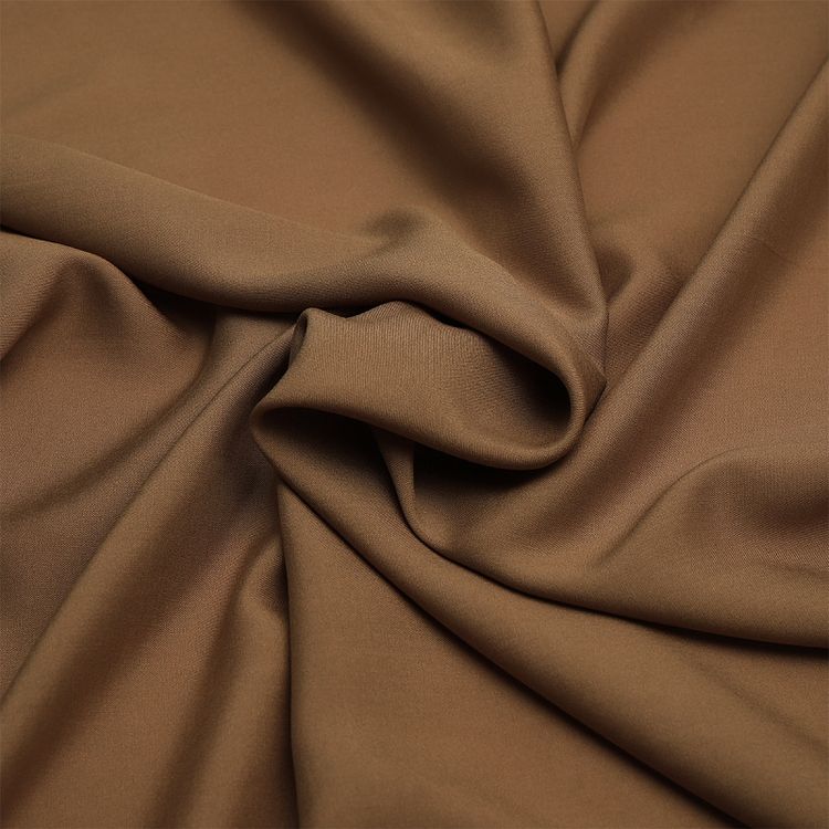 Ткань Штапель, матовая, 5 м, ширина 145 см, 110 г/м2, цвет: 30 темно-бежевый, TBY