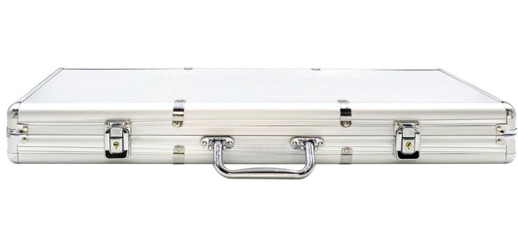 Покерный набор Casino Royal, 500 фишек, 14 г с номиналом в чемодане — картинка 3