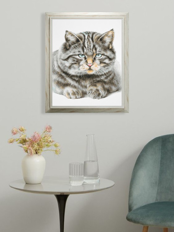 Картина по номерам «Кот домашний» — картинка 6