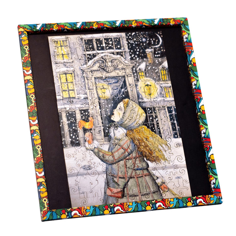 Деревянные пазлы DAVICI «Вкусный снег» — картинка 9