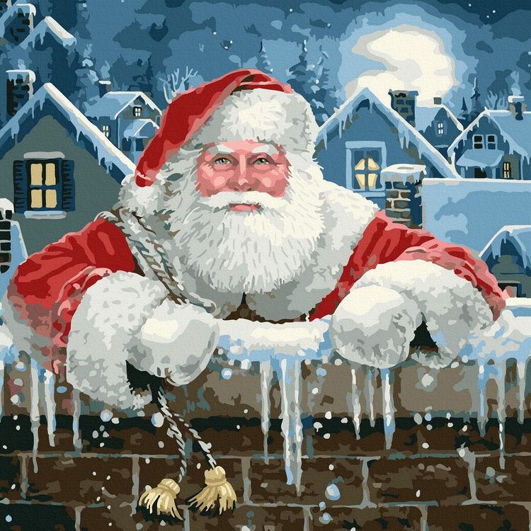 Картина по номерам «Рождество»