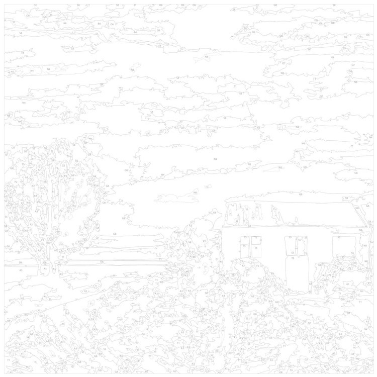 Картина по номерам «Лавандовый пейзаж» — картинка 3