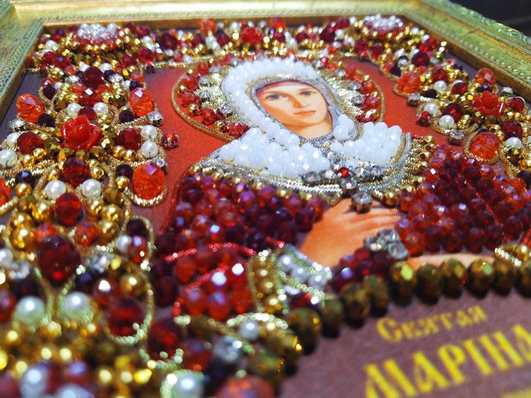 Набор для вышивания хрустальными камнями «Святая Марина» — картинка 4