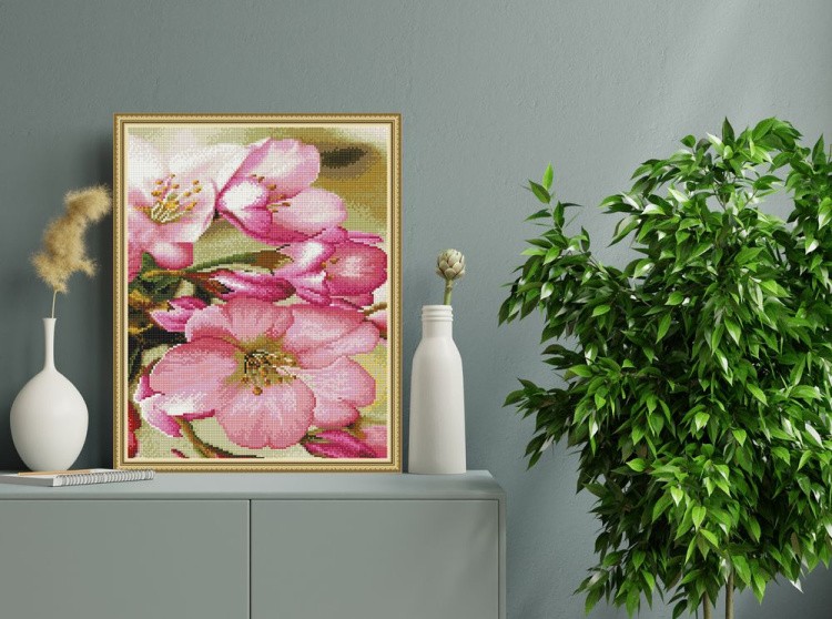 Алмазная вышивка «Цветы яблони» — картинка 4