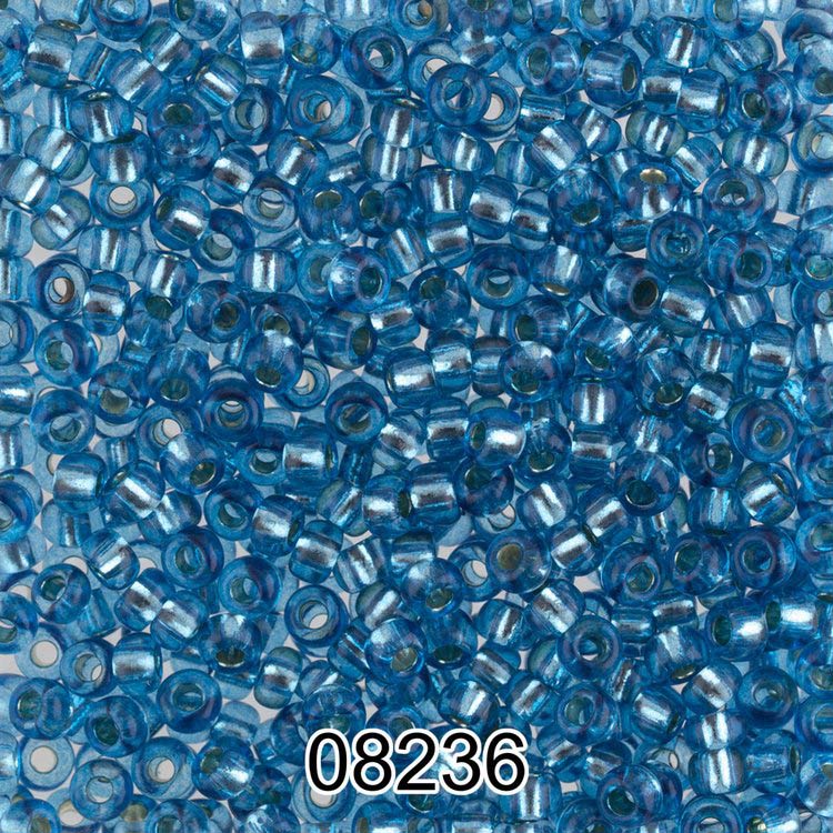 Бисер Чехия круглый 6 10/0, 2,3 мм, 500 г, цвет: 8236 синий