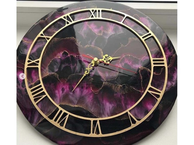 Накладной циферблат для создания часов, диаметр 18,5 см, 1 шт., ResinArt — картинка 4