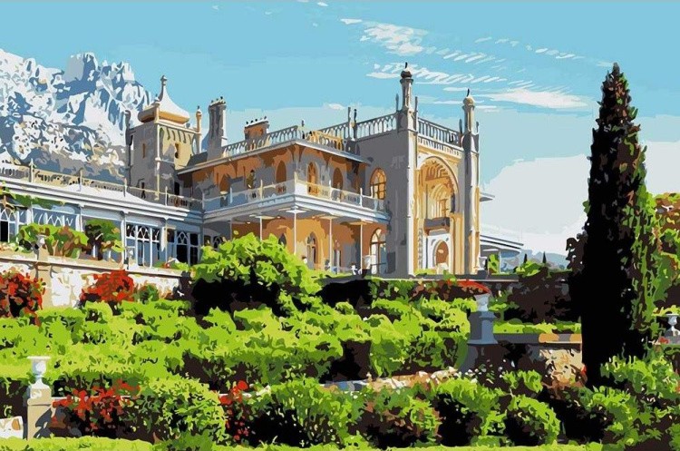 Картина по номерам «Воронцовский дворец»