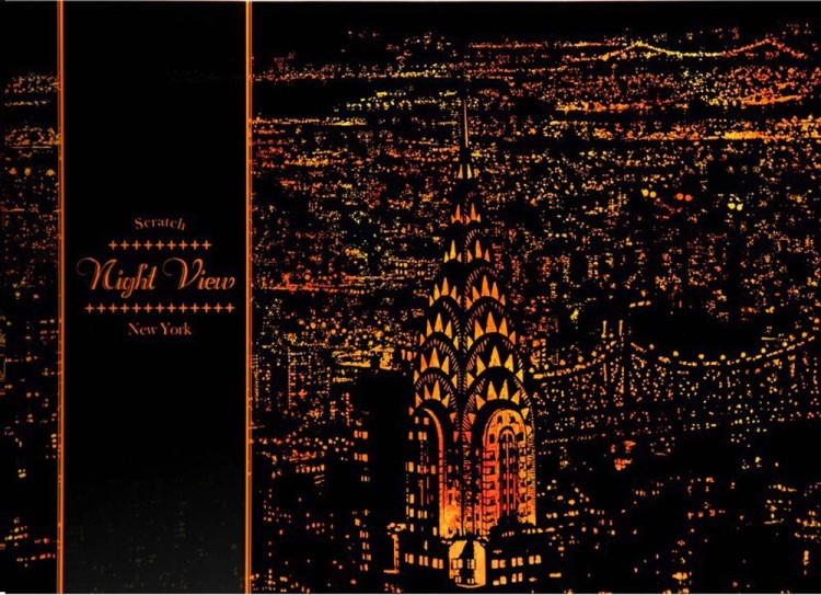 Скретч-картина «Нью-Йорк» — картинка 12