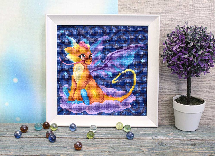 Алмазная вышивка «Полуночный дракон» — картинка 2