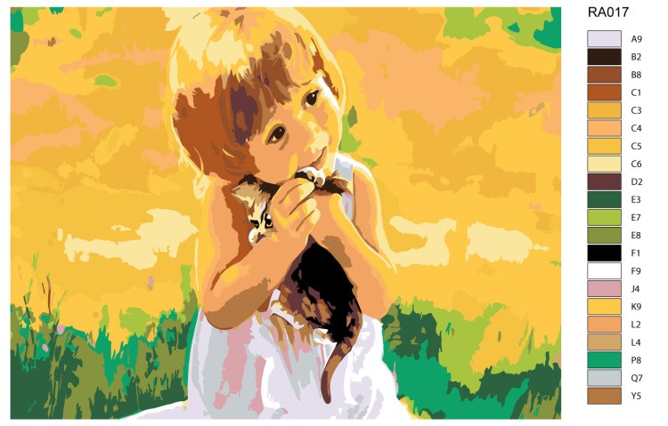 Картина по номерам «Любимый питомец» — картинка 2