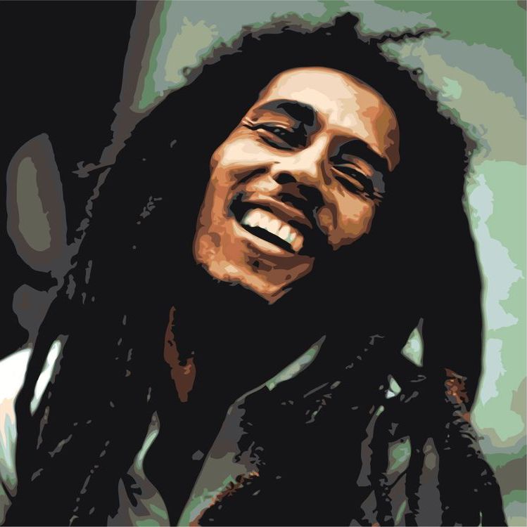 Картина по номерам «Bob Marley»